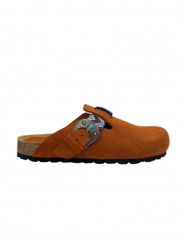 SUEDE SABOT TAJI