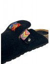 SABOT IN SUEDE NERO TAJI