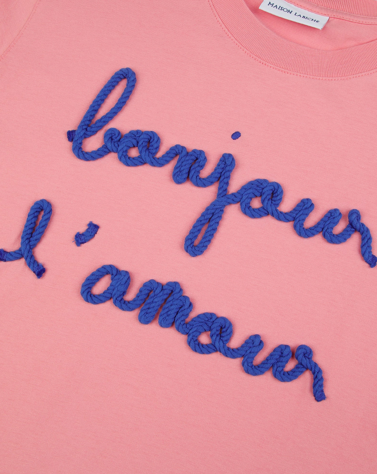 T-shirt con ricamo Maison Labiche