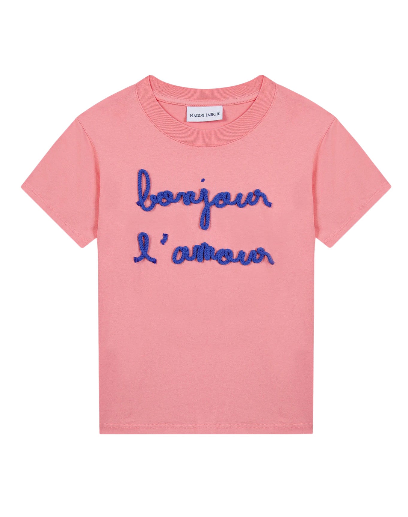 T-shirt con ricamo Maison Labiche