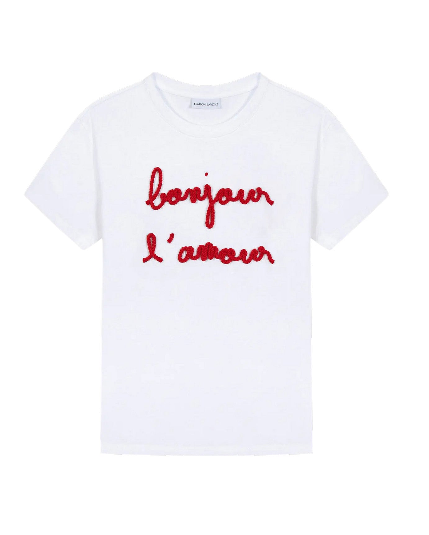 T-shirt con ricamo Maison Labiche