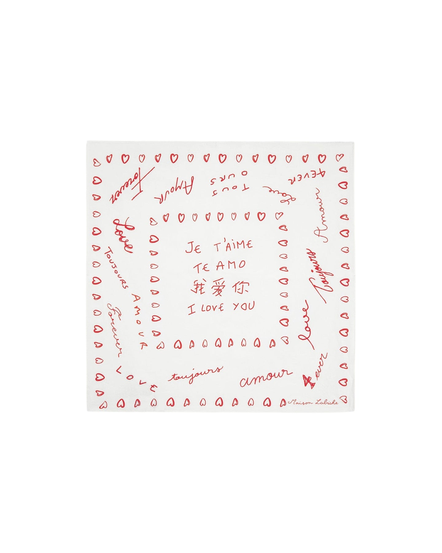 Bandana i love you Maison Labiche