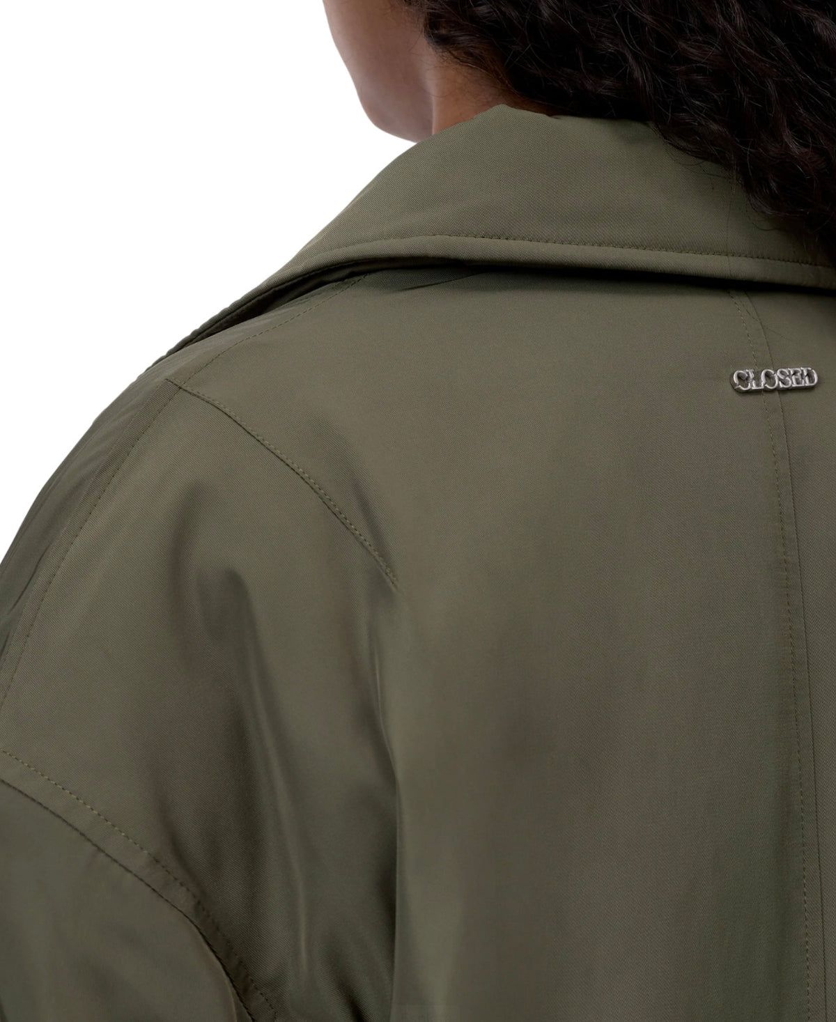 Bomber corto Closed dettaglio logo posteriore 