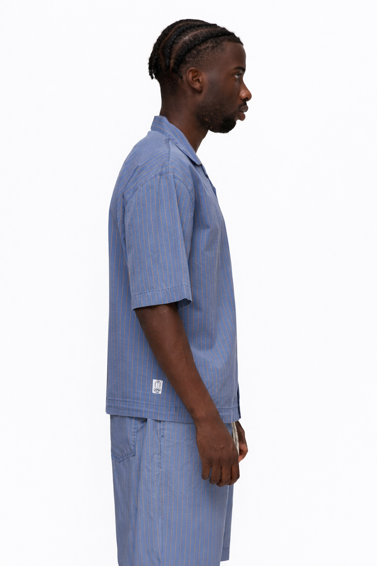 Camicia over gessato Bottega chilometri zero
