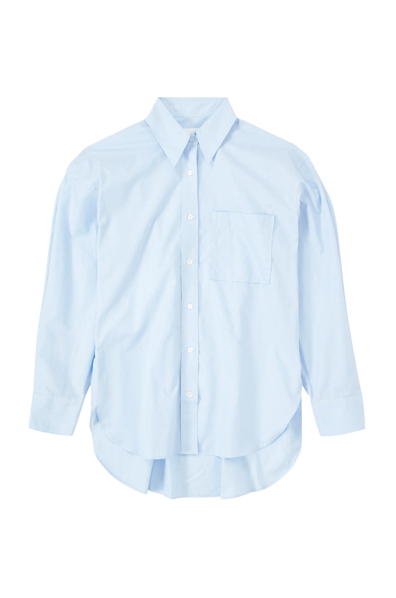 Camicia in cotone azzurro Closed
