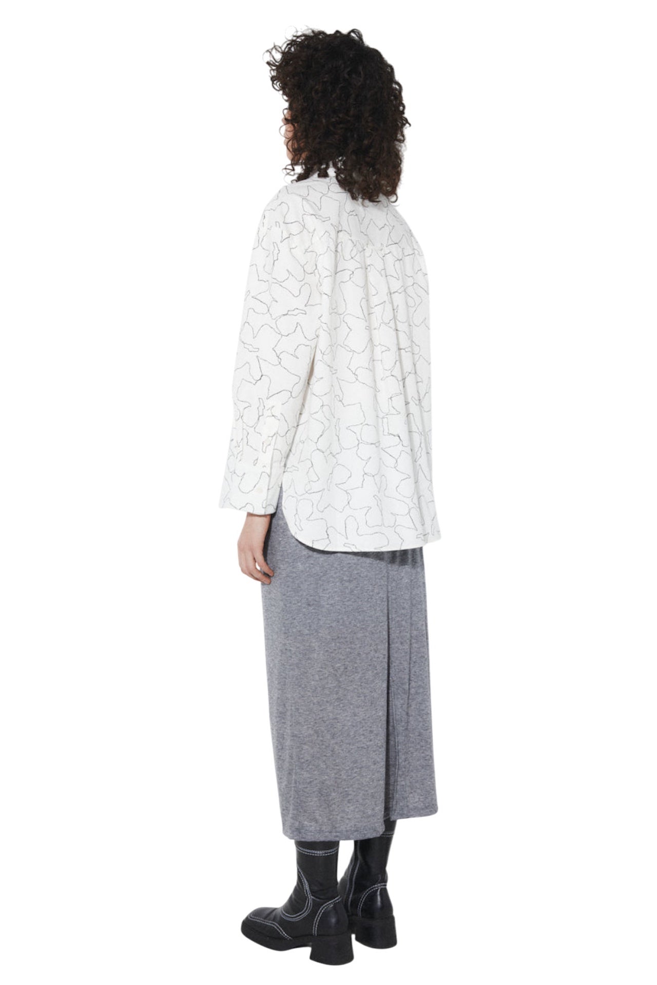 Camicia con ricamo Flower Rita Row