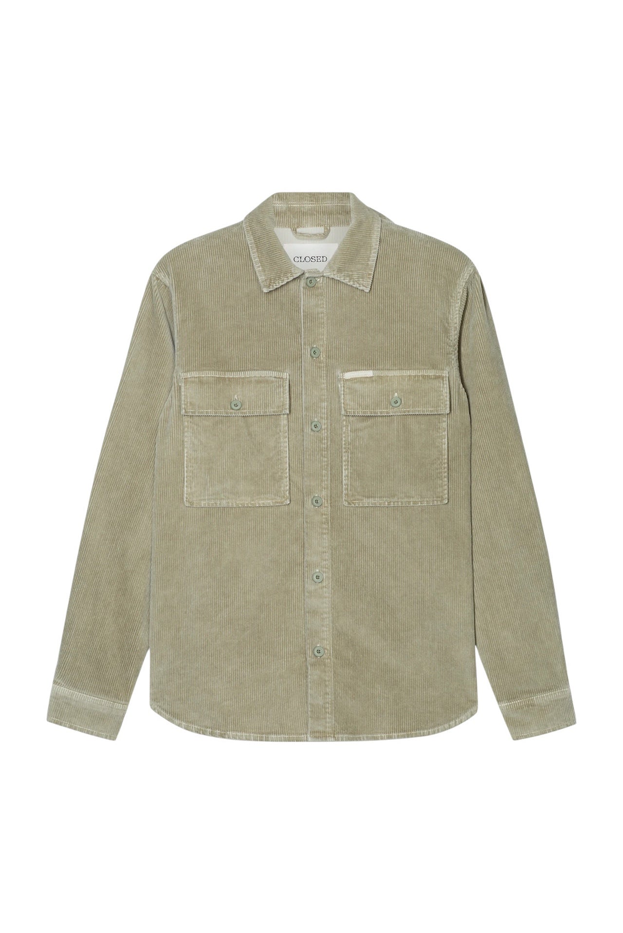 Camicia in velluto a coste Closed