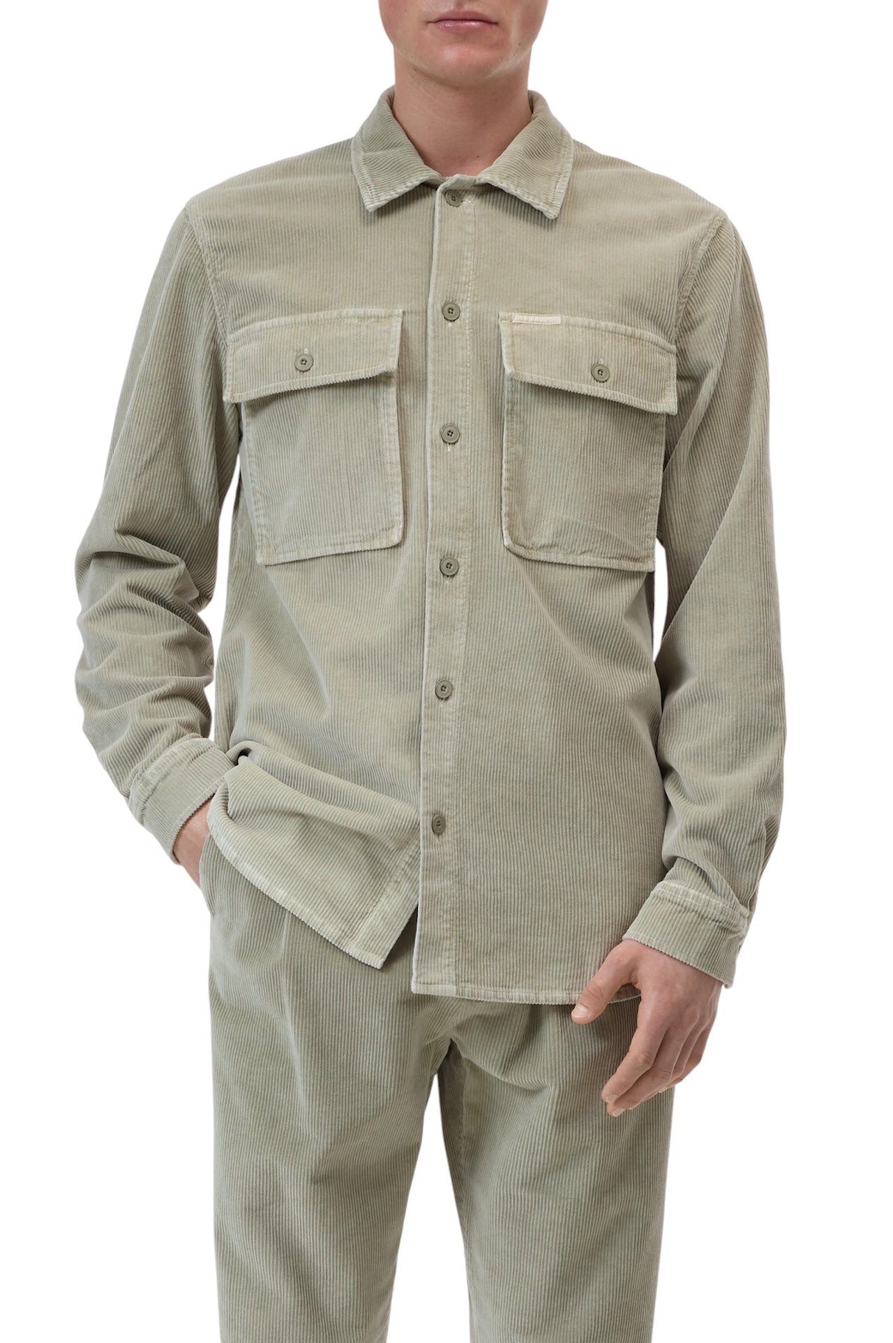 Camicia in velluto a coste Closed