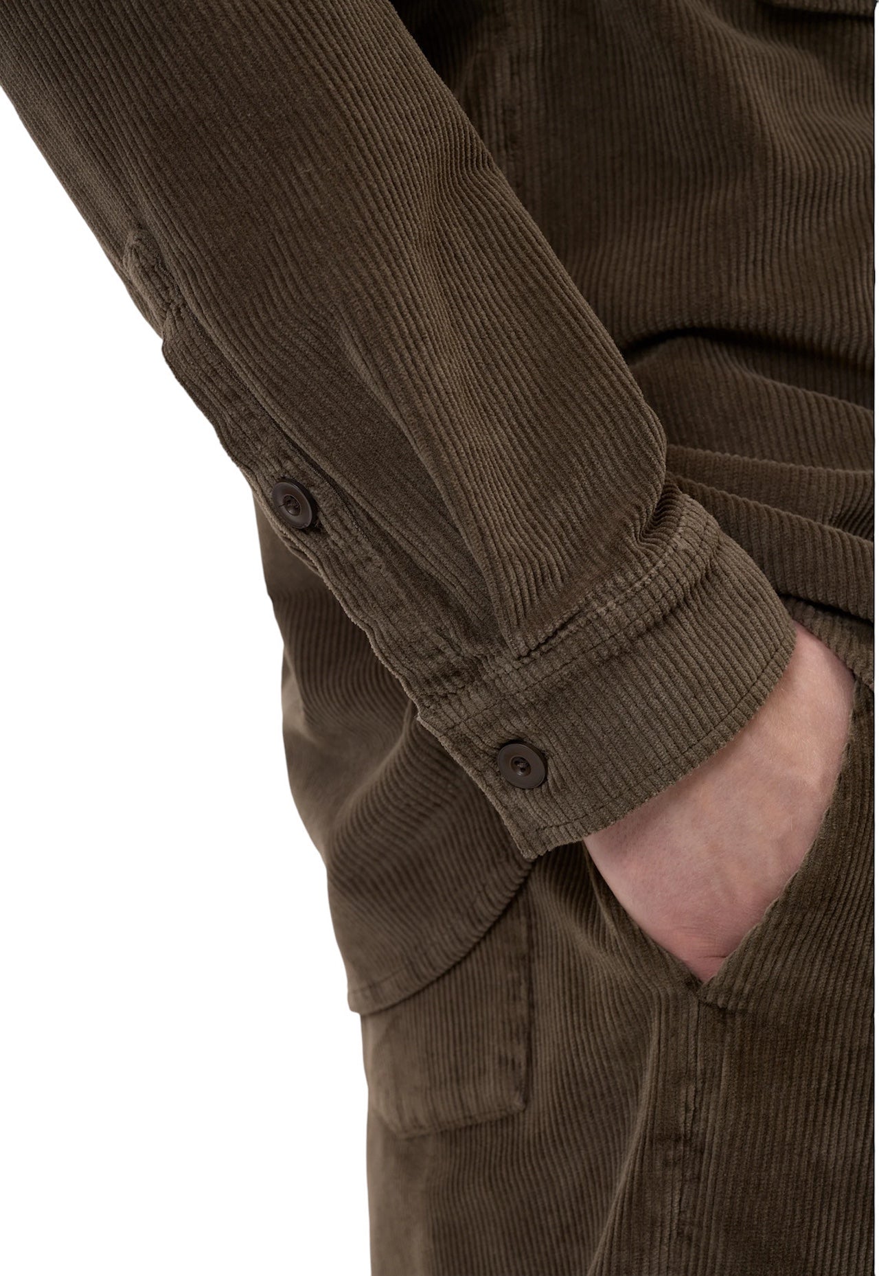 Camicia in velluto a coste Closed