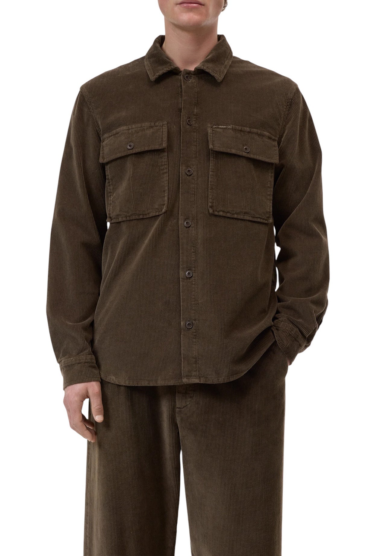 Camicia in velluto a coste Closed