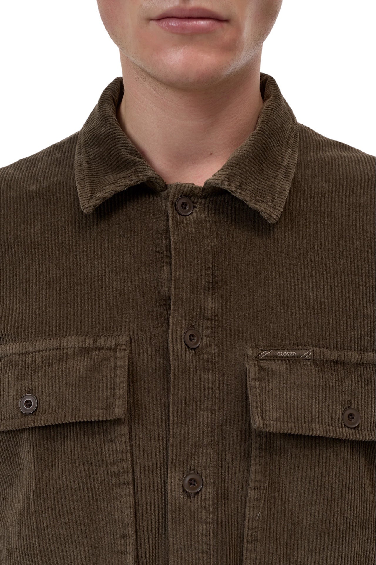 Camicia in velluto a coste Closed