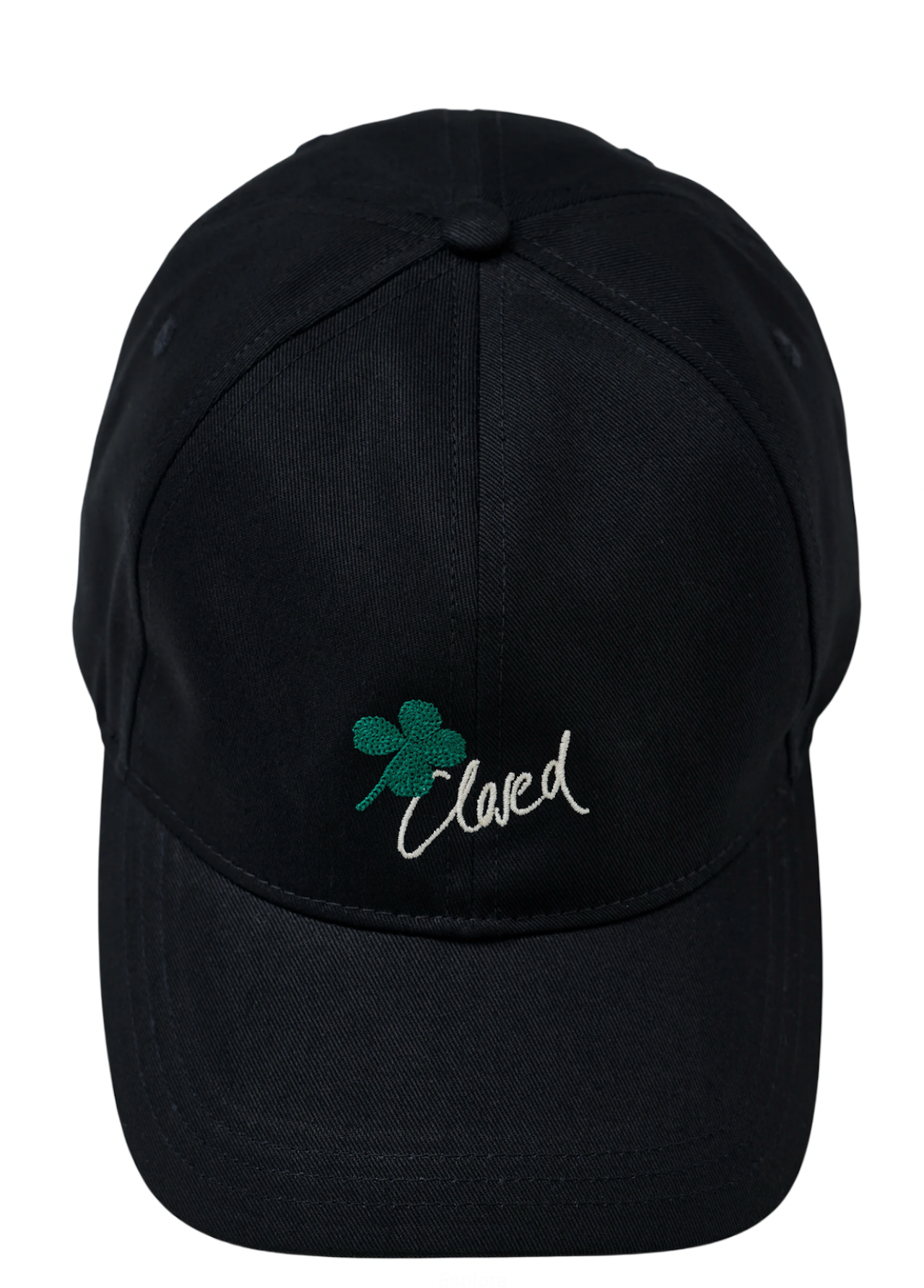 Cappello nero con ricamo Closed