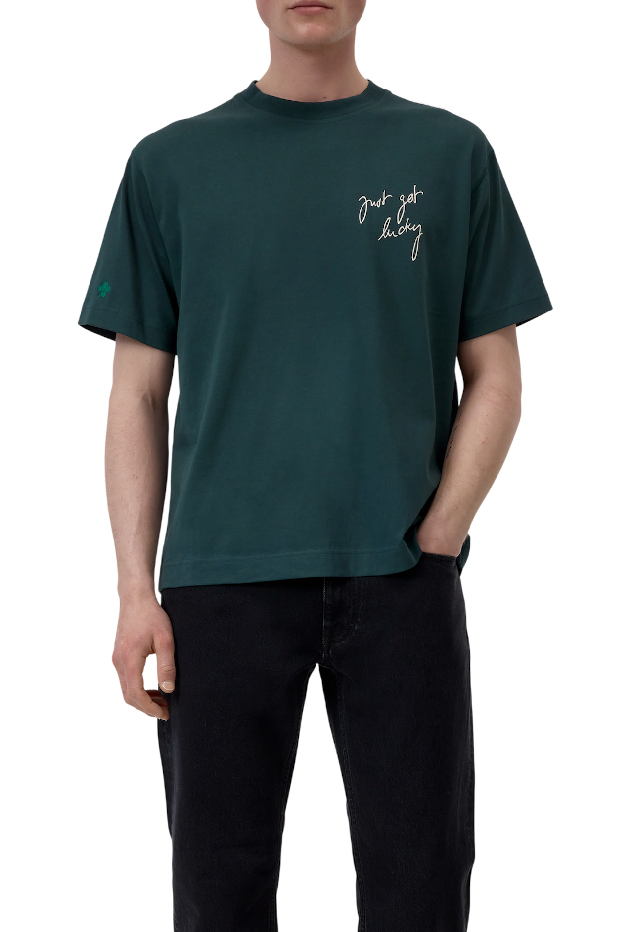 T-shirt con ricamo Just go lucky Closed