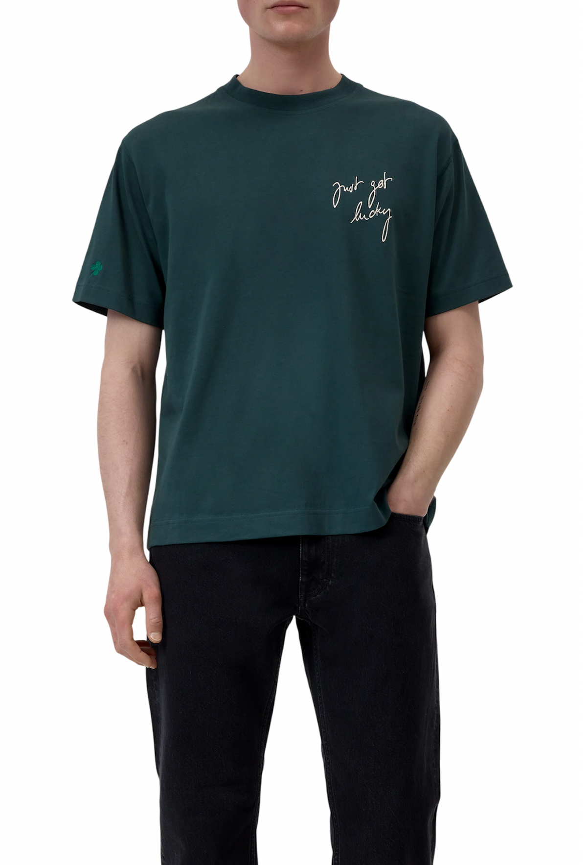 T-shirt con ricamo Just go lucky Closed