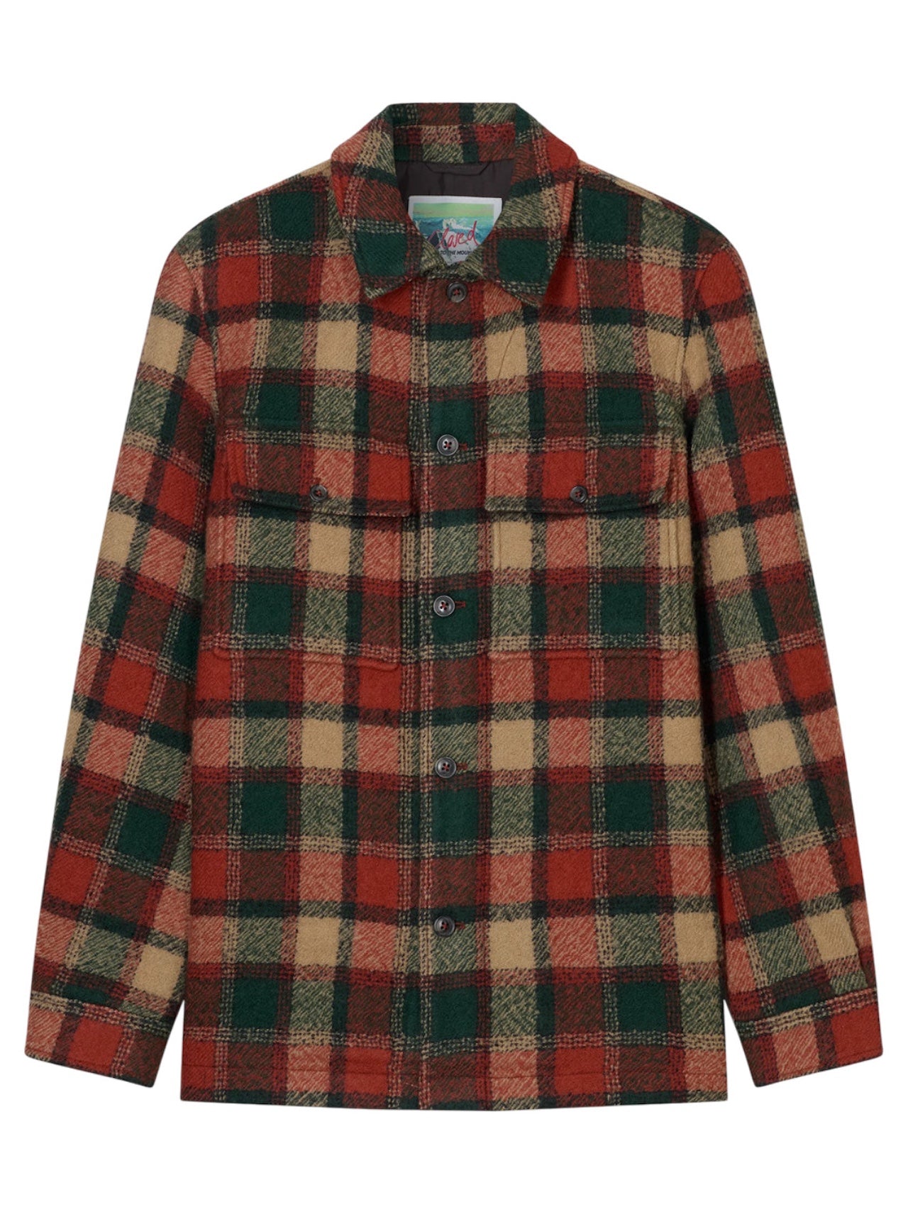 Camicia in misto lana Closed
