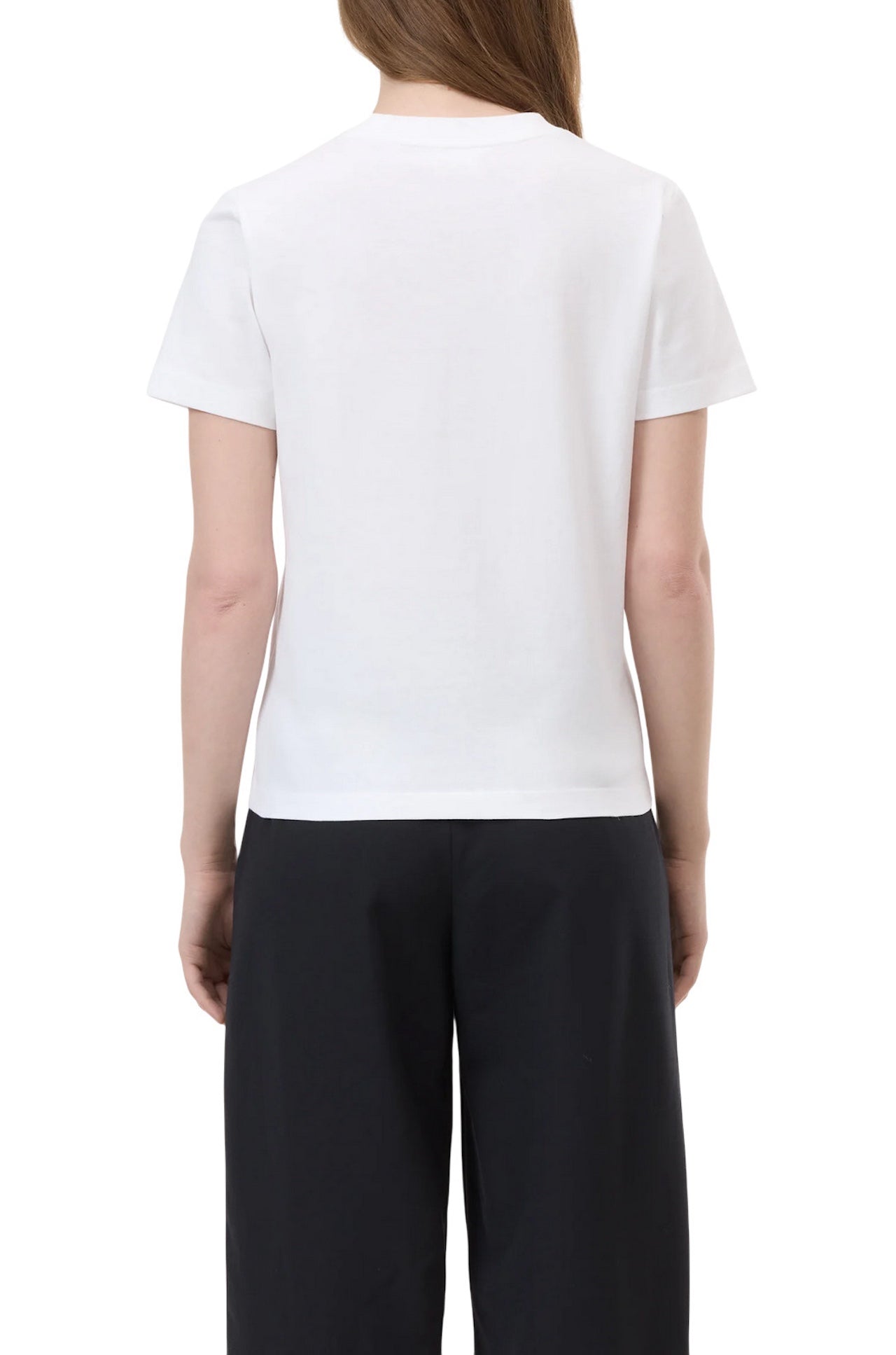 T-shirt bianca con stampa Closed