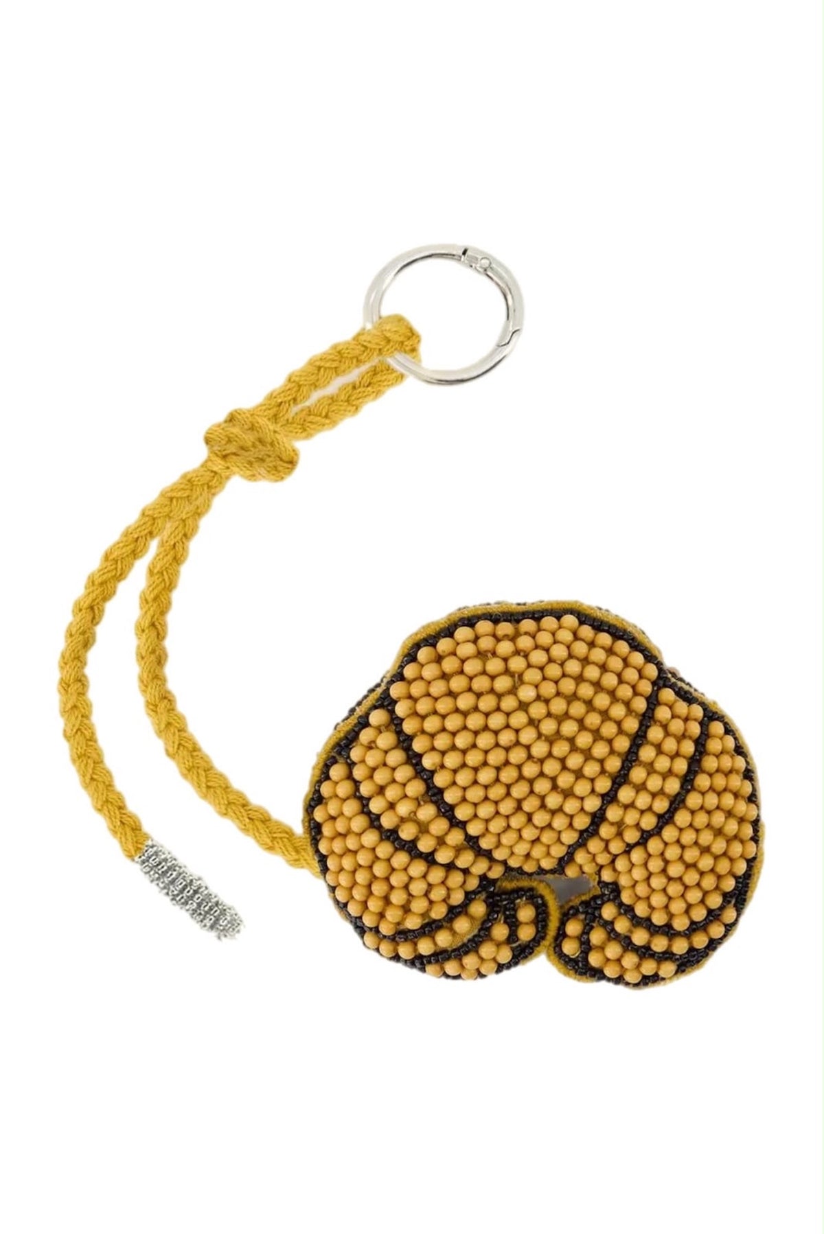 Charm Montempoivre Maison Labiche a forma di brioche in perline — vista frontale