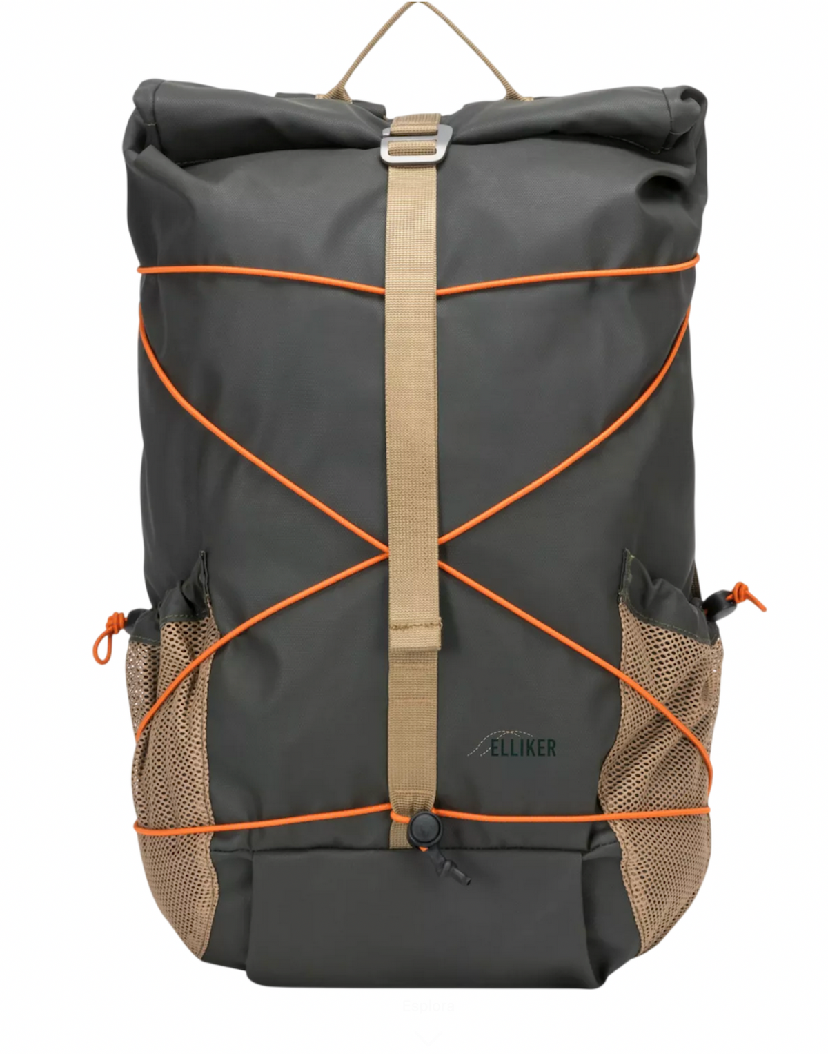 Zaino Dayle Roll Top 21/25L Elliker — vista frontale