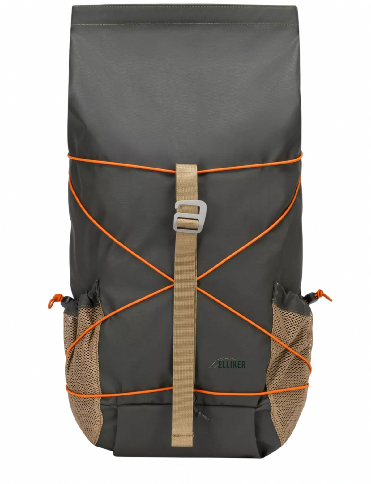 Zaino Dayle Roll Top 21/25L Elliker — vista aperto