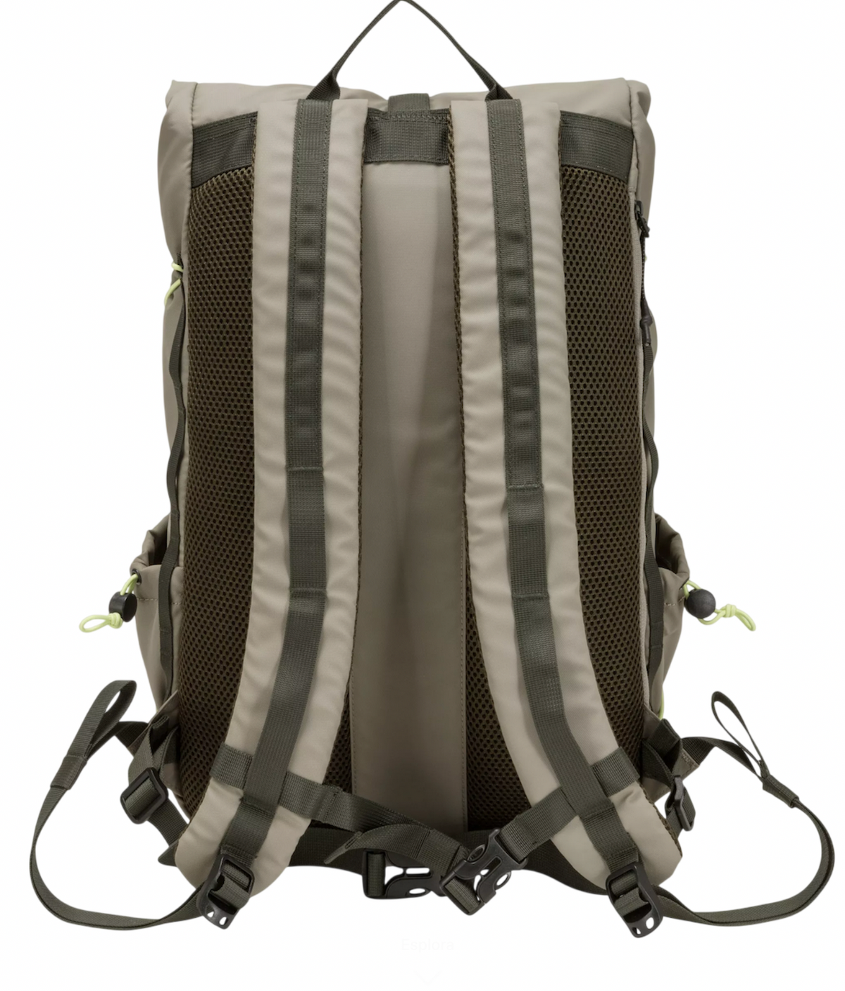 Zaino Dayle Roll Top toupe 21/25L Elliker — vista retro