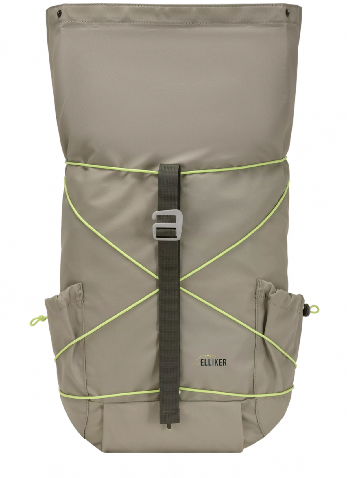 Zaino Dayle Roll Top toupe 21/25L Elliker — vista aperto