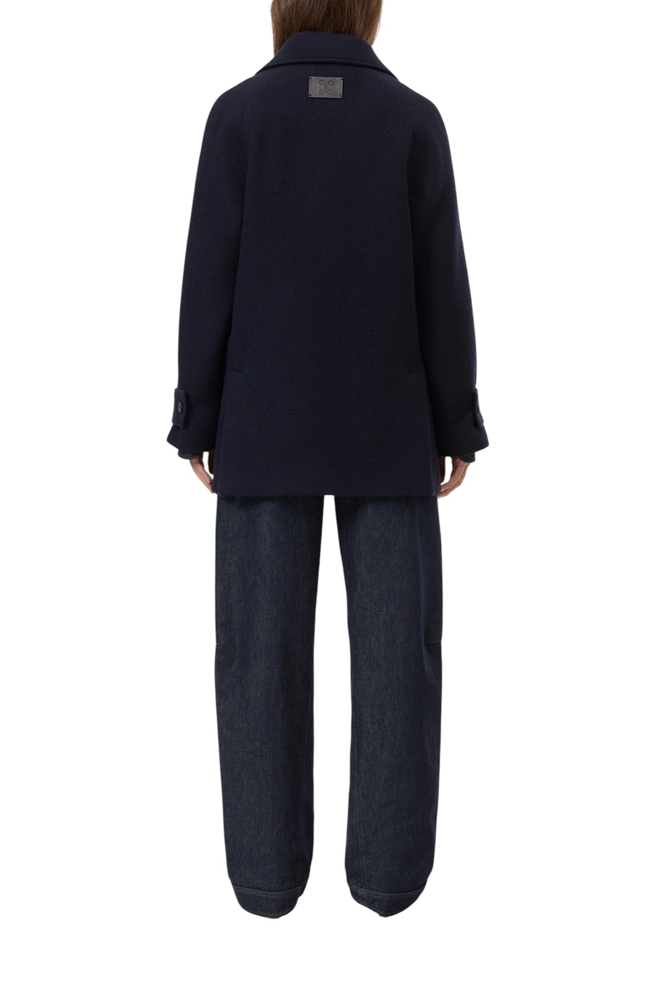 Caban jacket in lana Closed