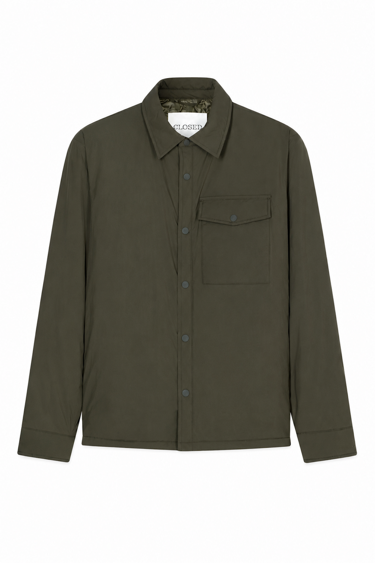 Jacket in nylon uomo Closed verde militare