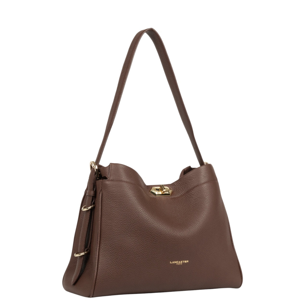 Borsa grande in pelle marrone Lancaster