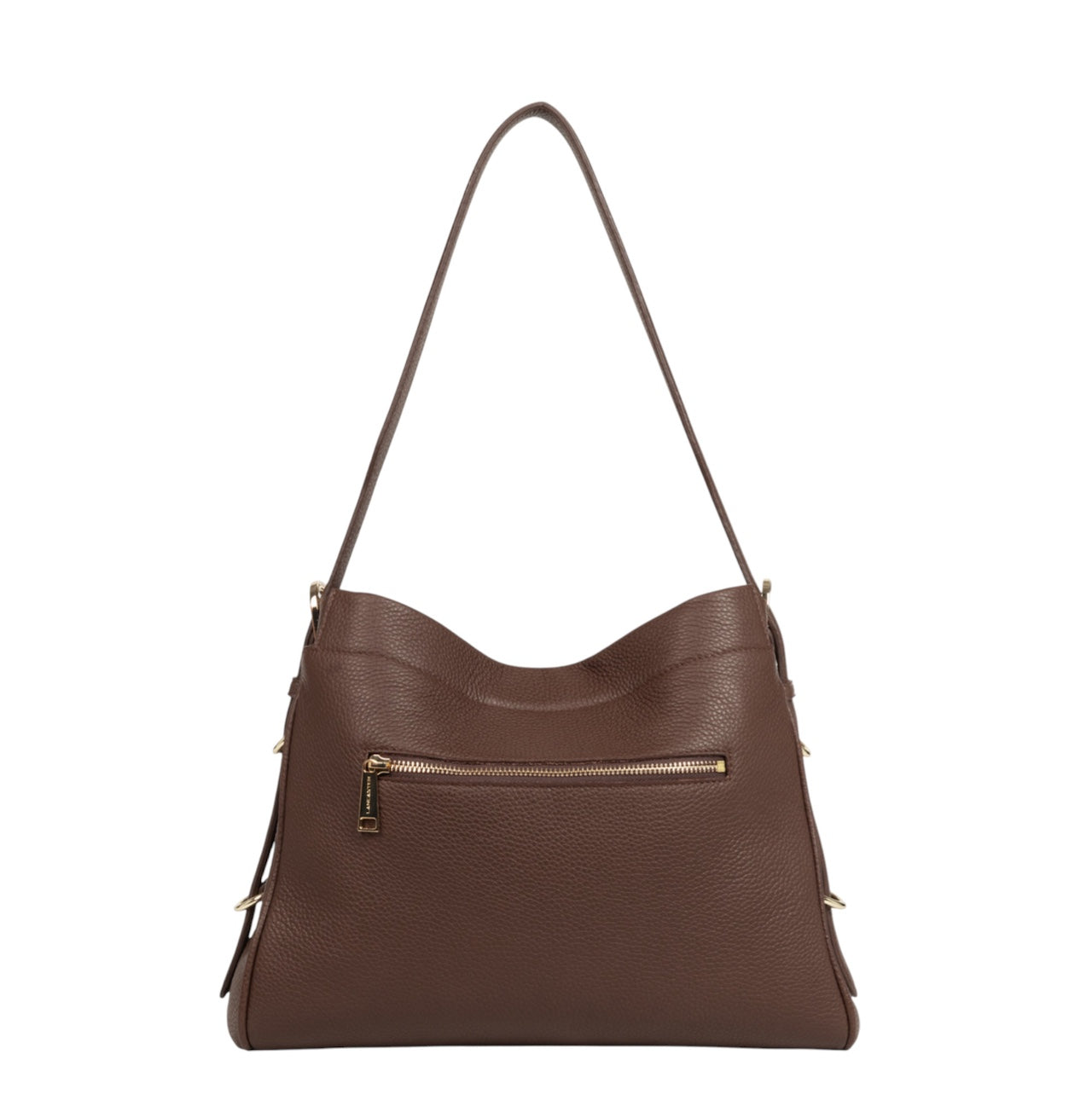 Borsa grande in pelle marrone Lancaster