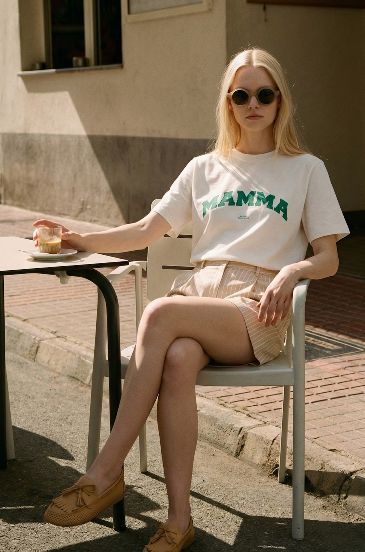 T-shirt manica corta The tiny big sister