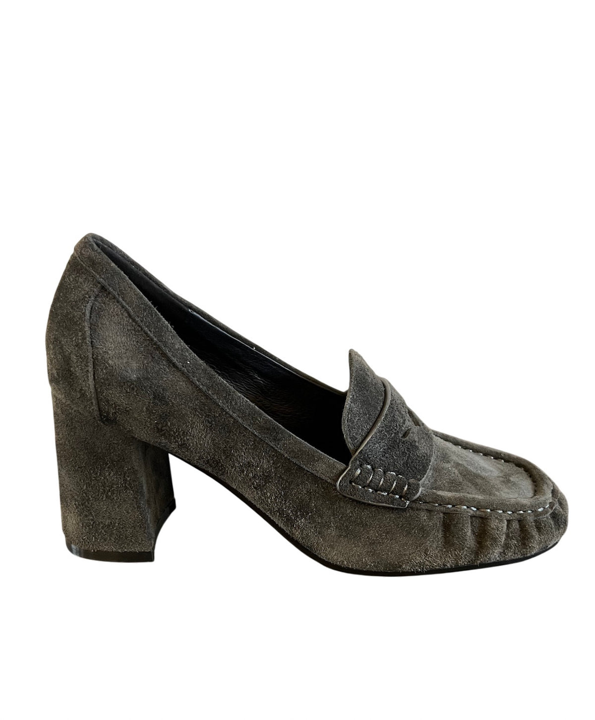 Mocassino in suede con tacco Bibi Lou