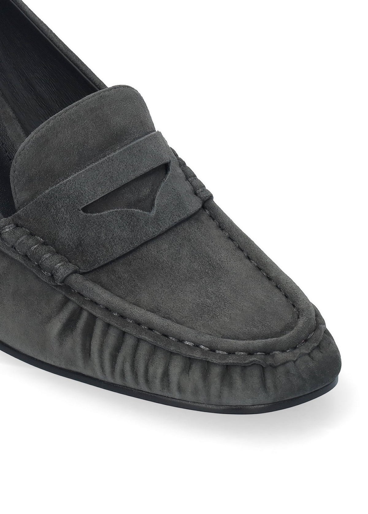 Mocassino Bibi Lou in suede con tacco