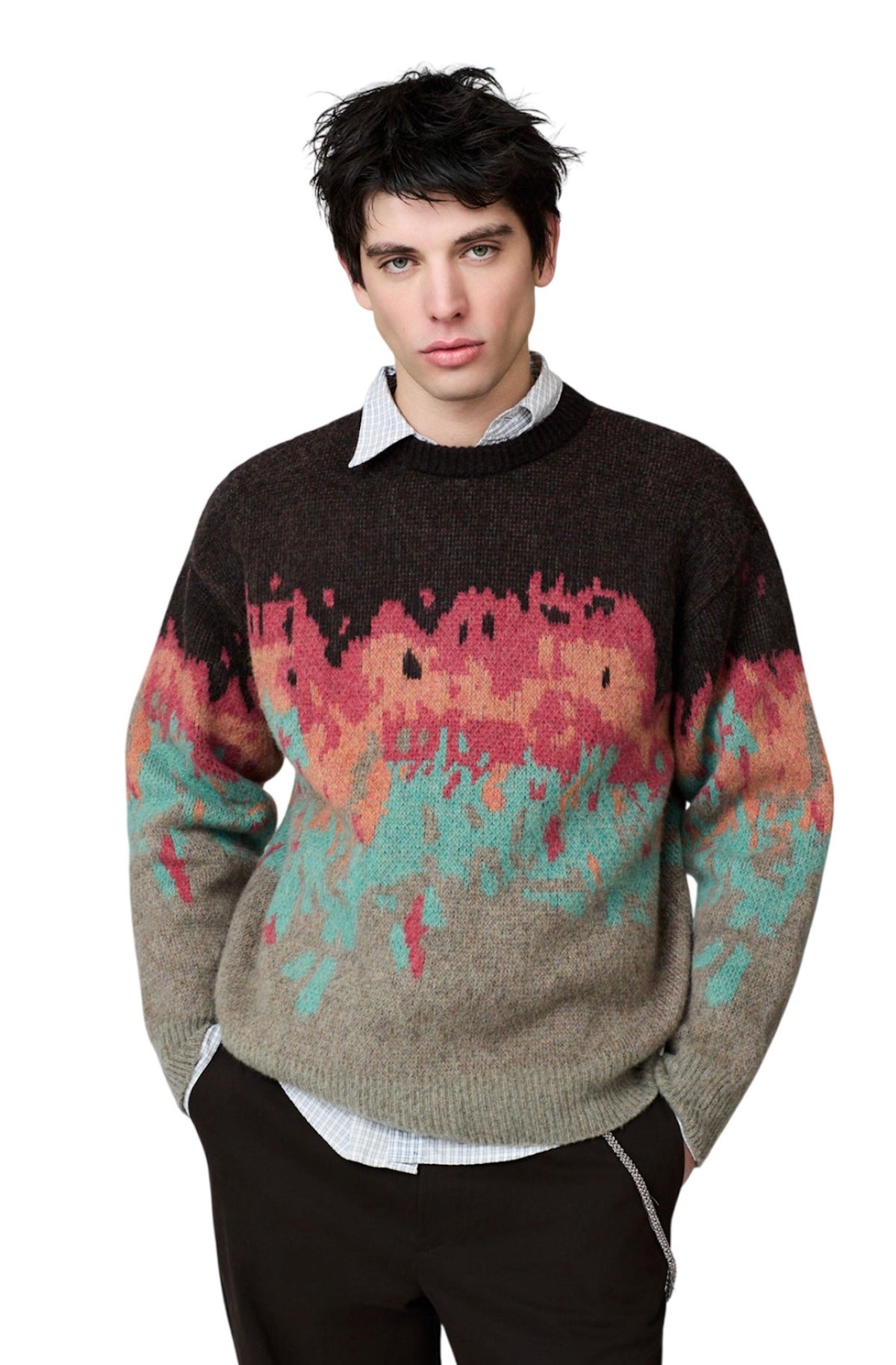 Maglione jacquard Danilo Paura
