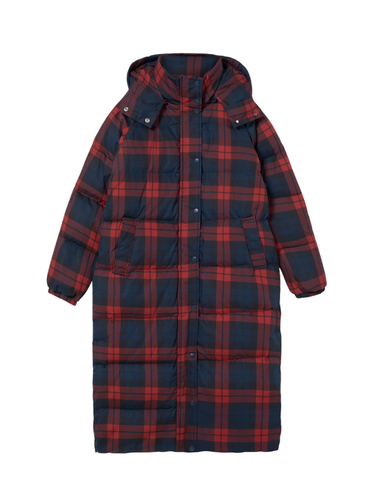 Piumino oversize in tartan The Tiny Big Sister