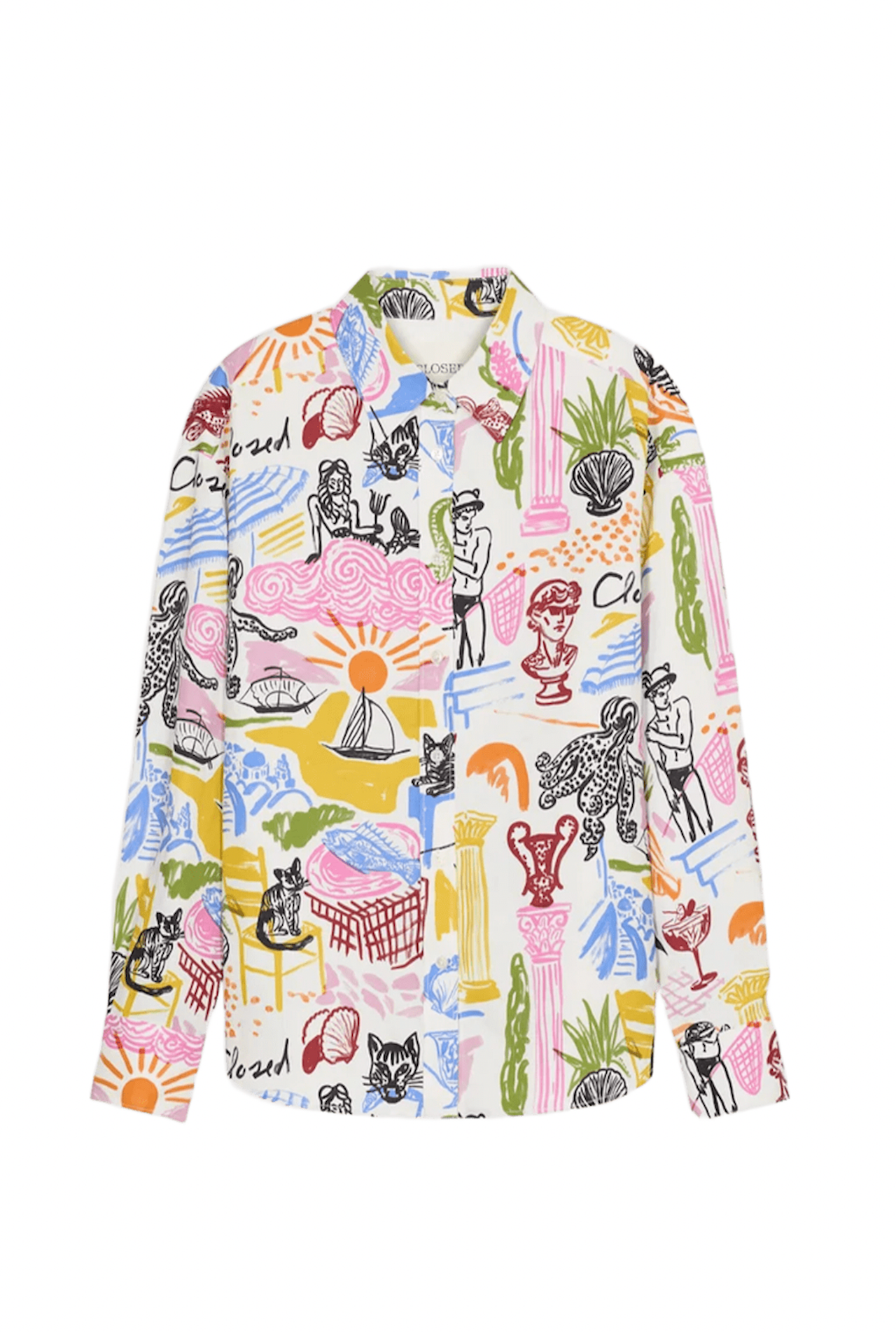 Camicia stampata Closed