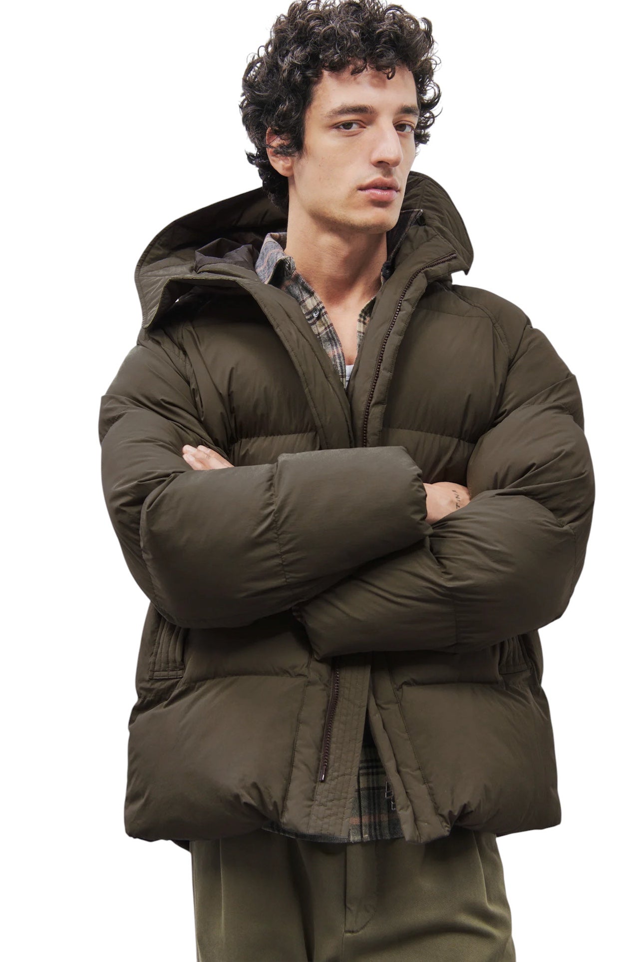 Puffer jacket Closed