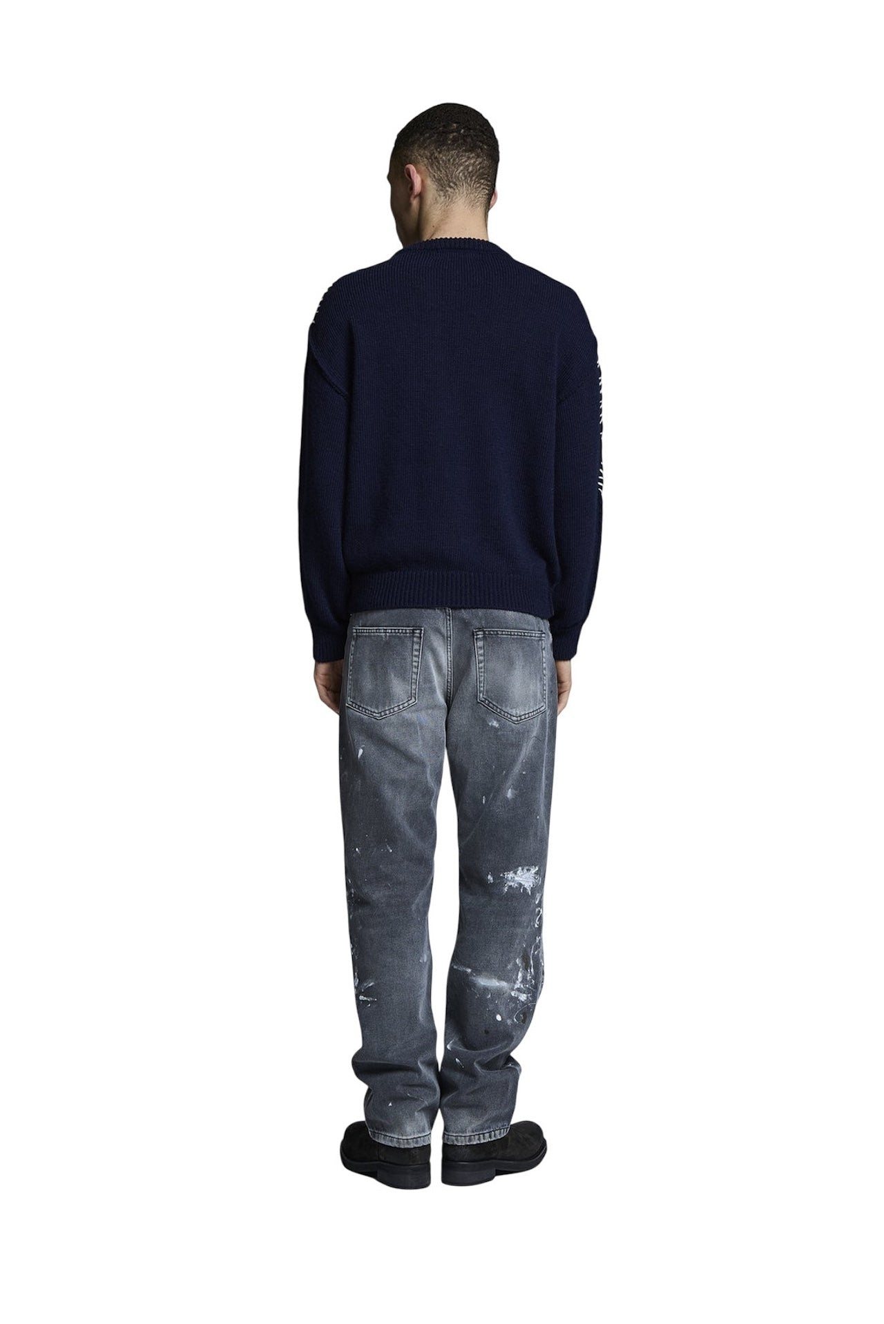 Pull girocollo hotaka blu scuro Danilo Paura