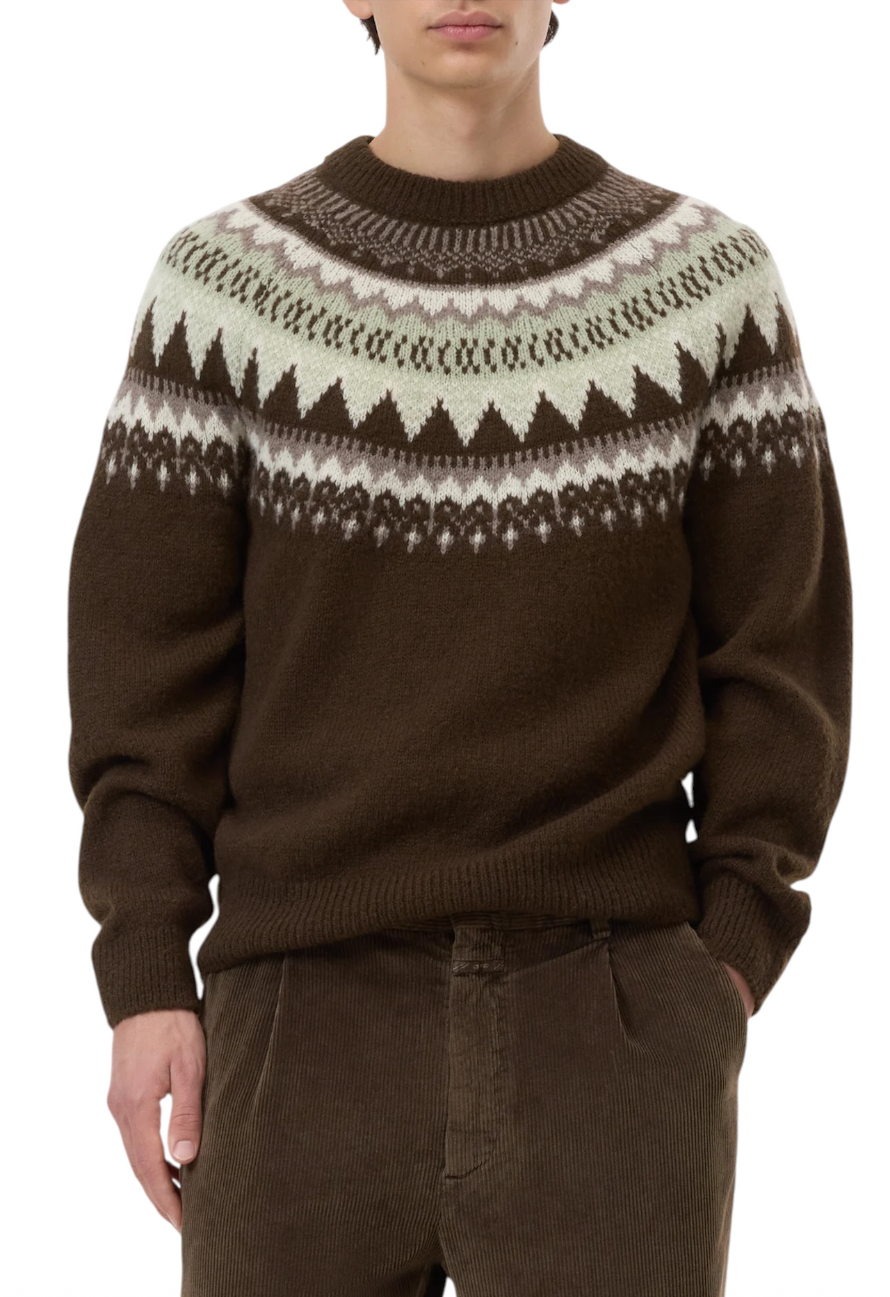 Pull con ricamo norvegese Closed