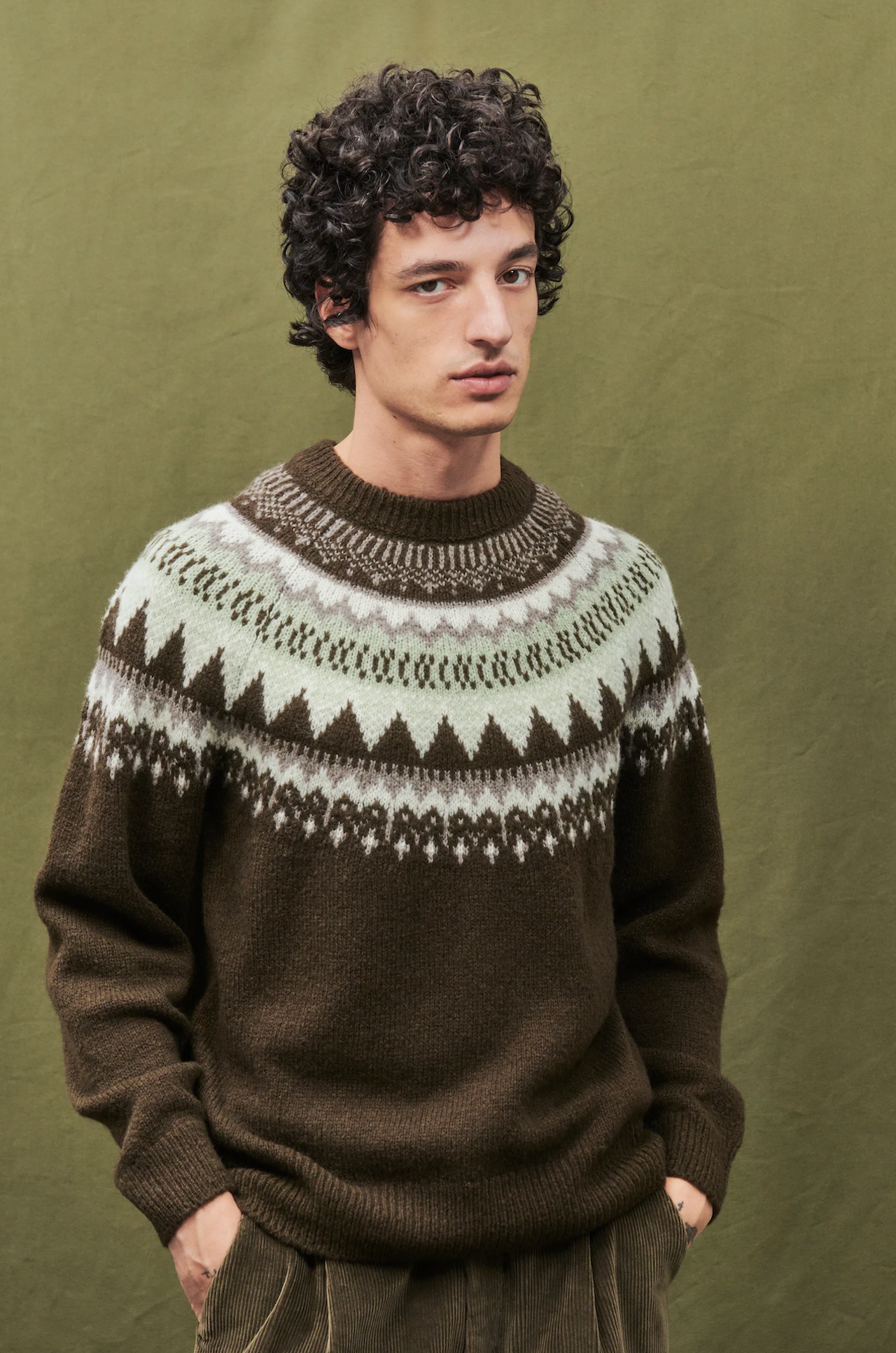 Pull con ricamo norvegese Closed