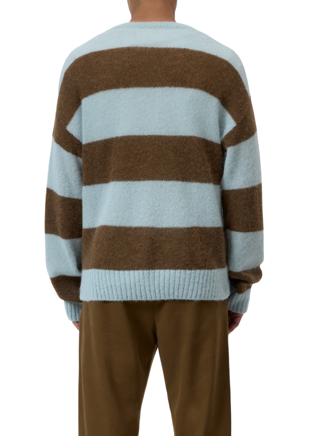 Pull girocollo a righe Closed in lana e alpaca - uomo