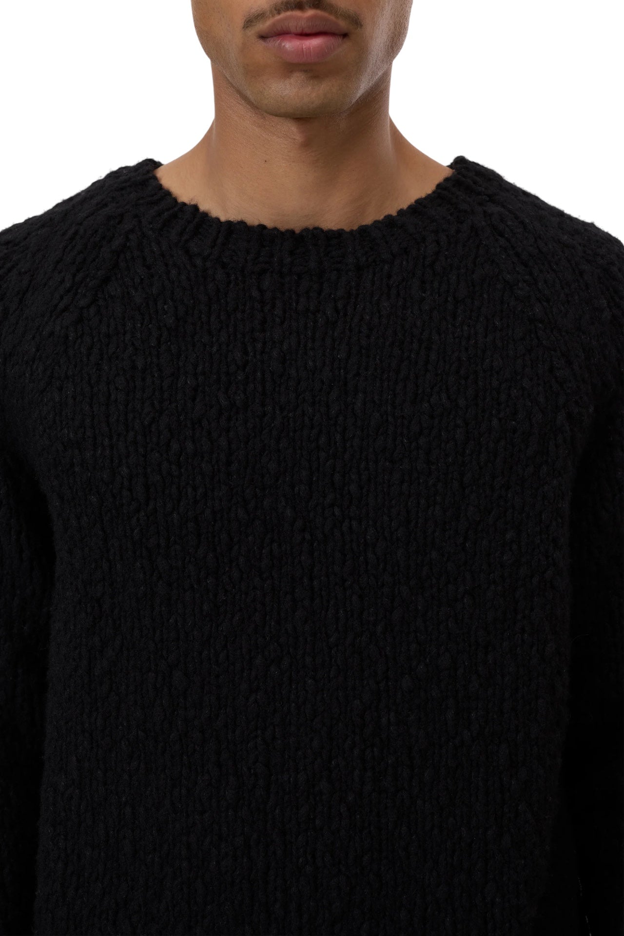 Pull girocollo raglan Closed