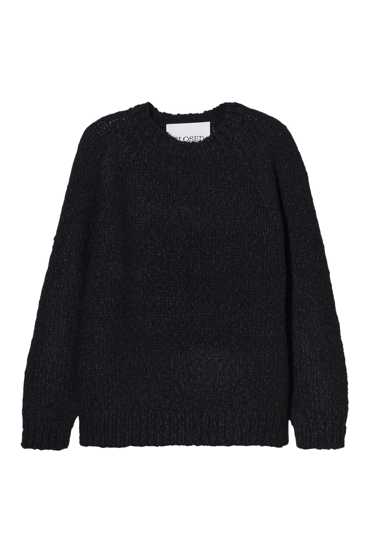 Pull girocollo raglan Closed