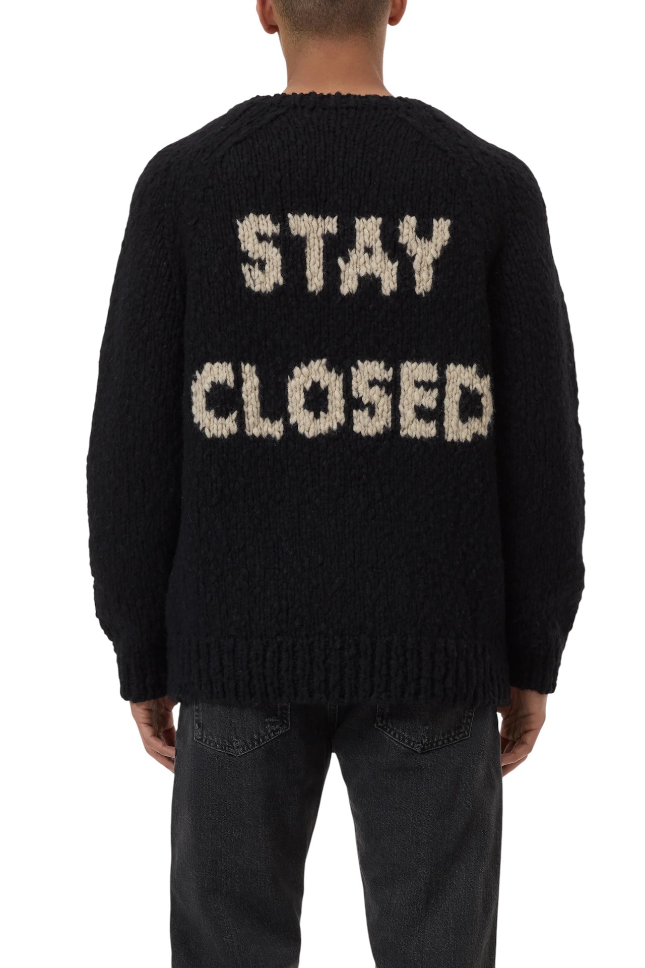 Pull girocollo raglan Closed