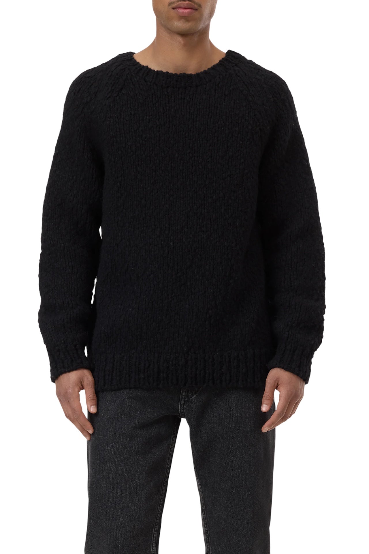 Pull girocollo raglan Closed