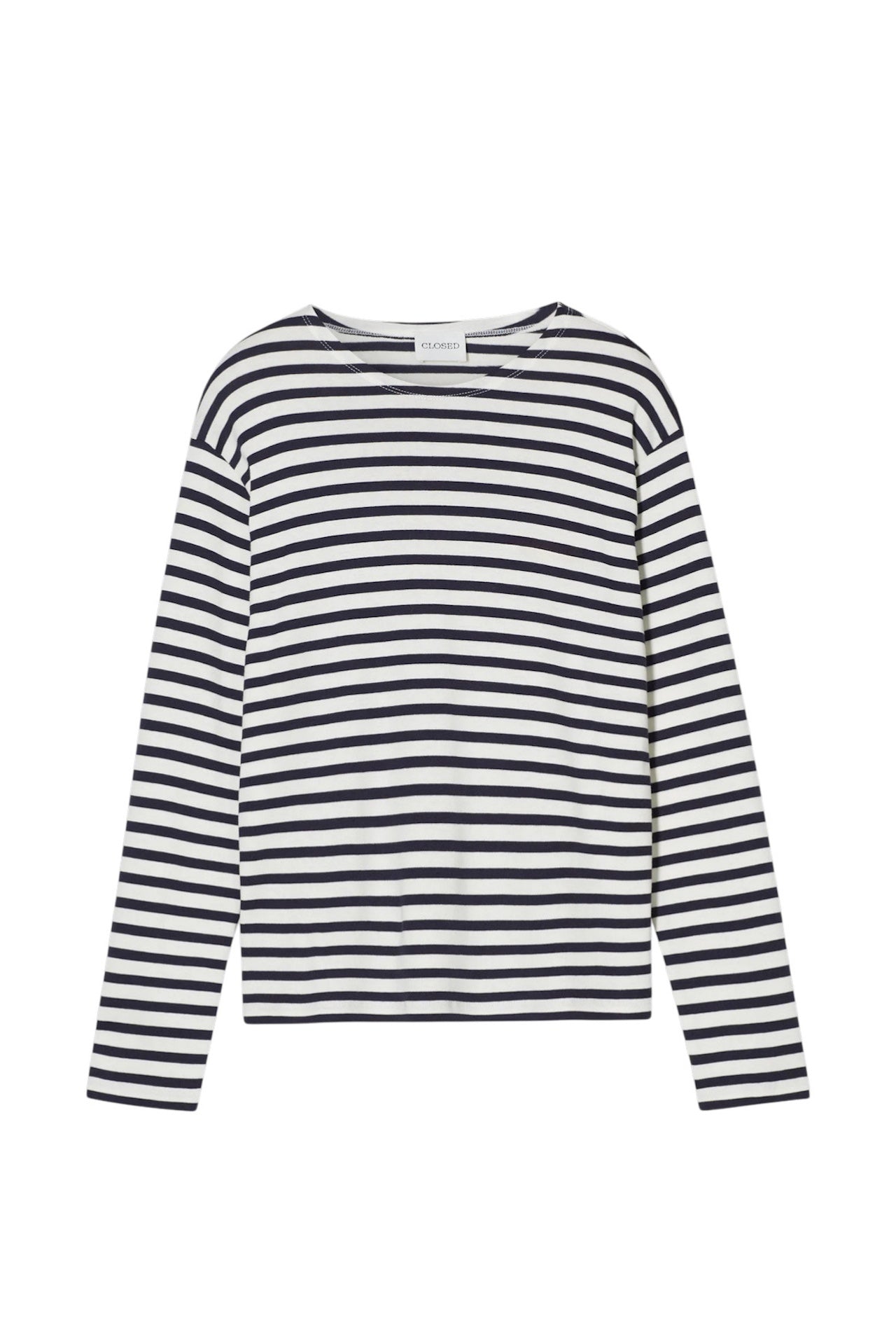 T-shirt manica lunga a righe Closed
