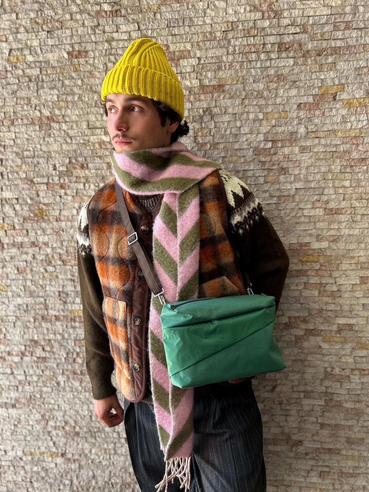 Sciarpa a righe unisex Closed