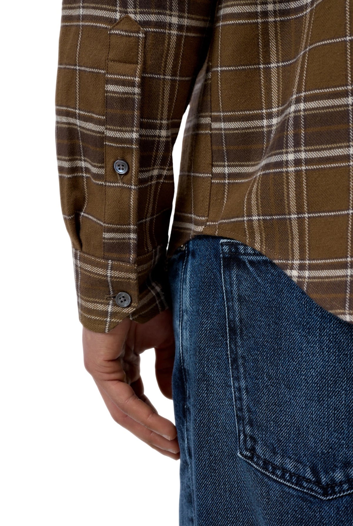 Camicia in flanella Closed uomo - dettaglio