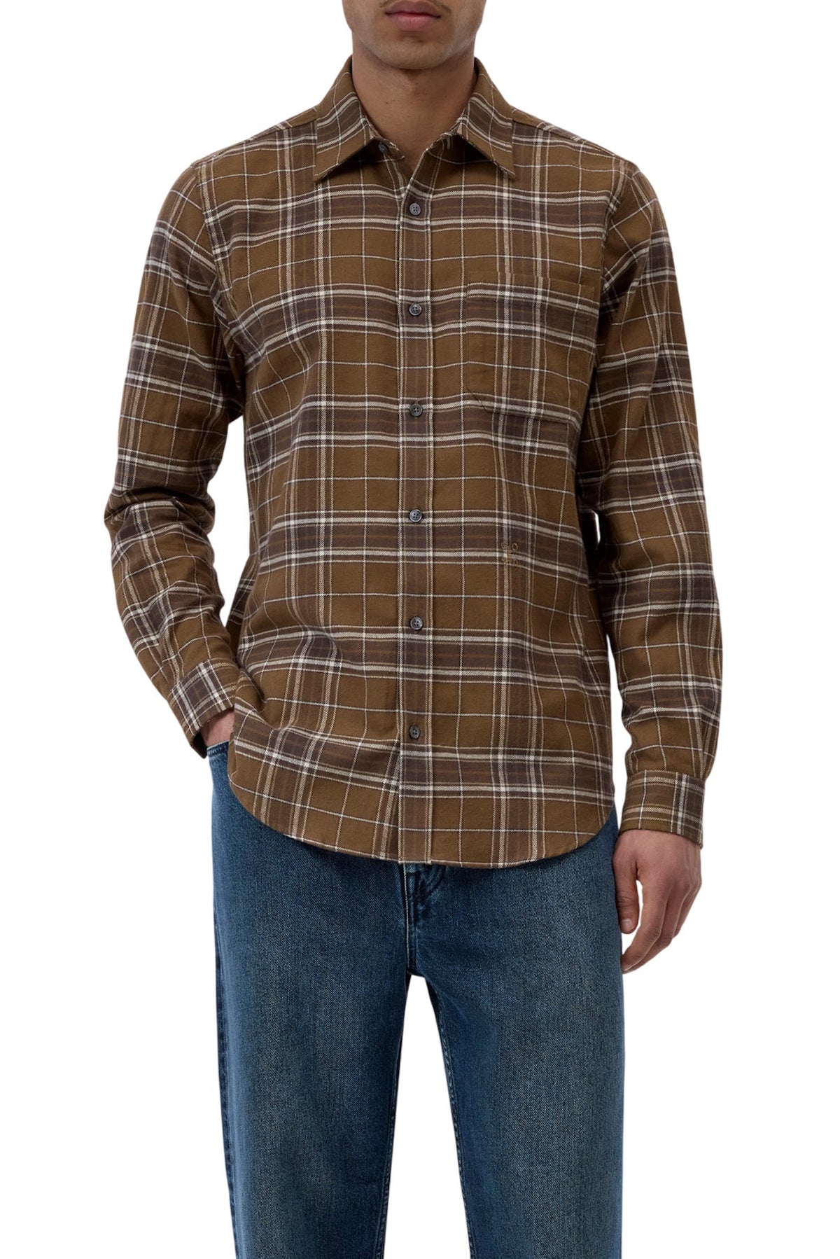 Camicia in flanella Closed uomo - vista frontale