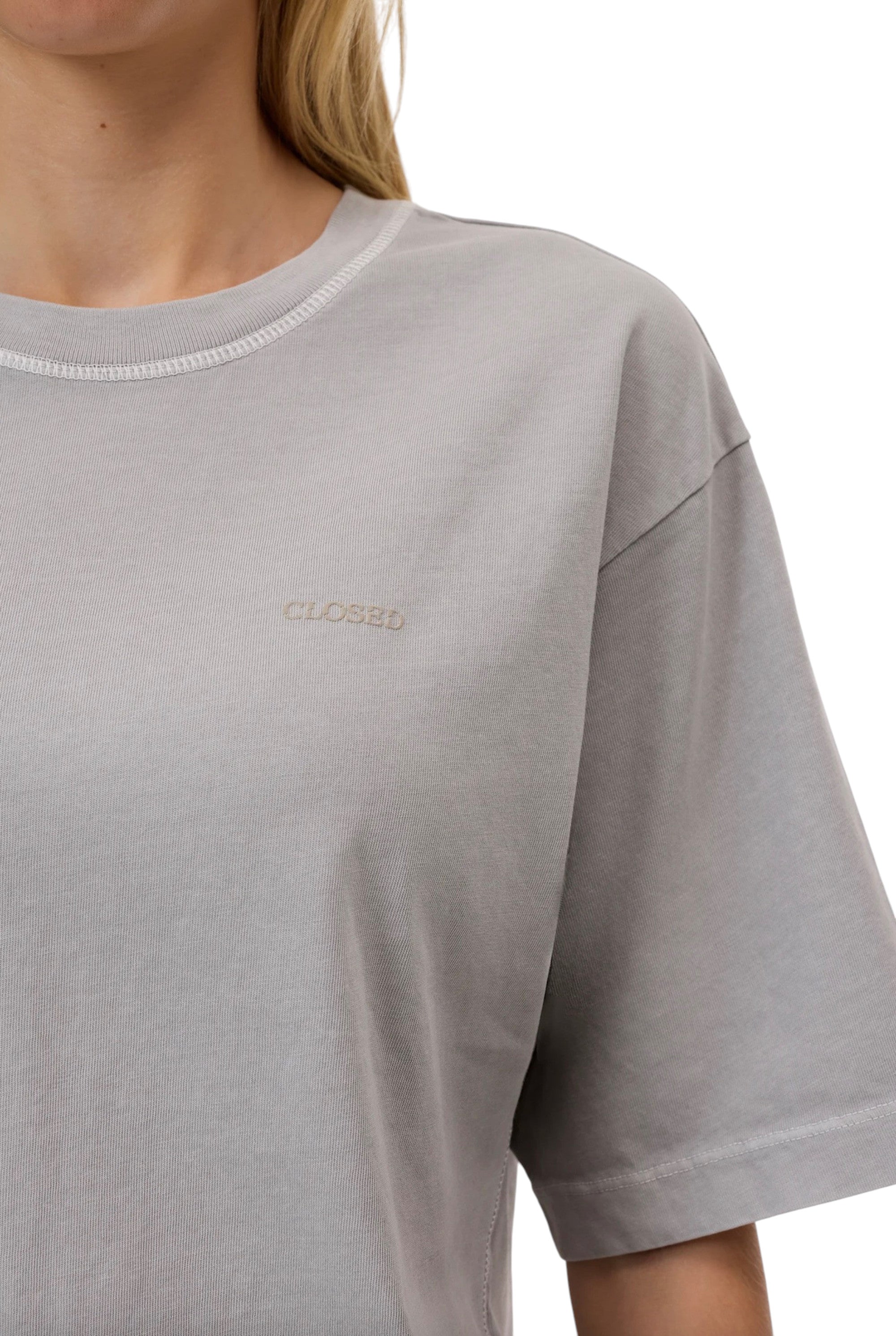 T-shirt con logo Closed