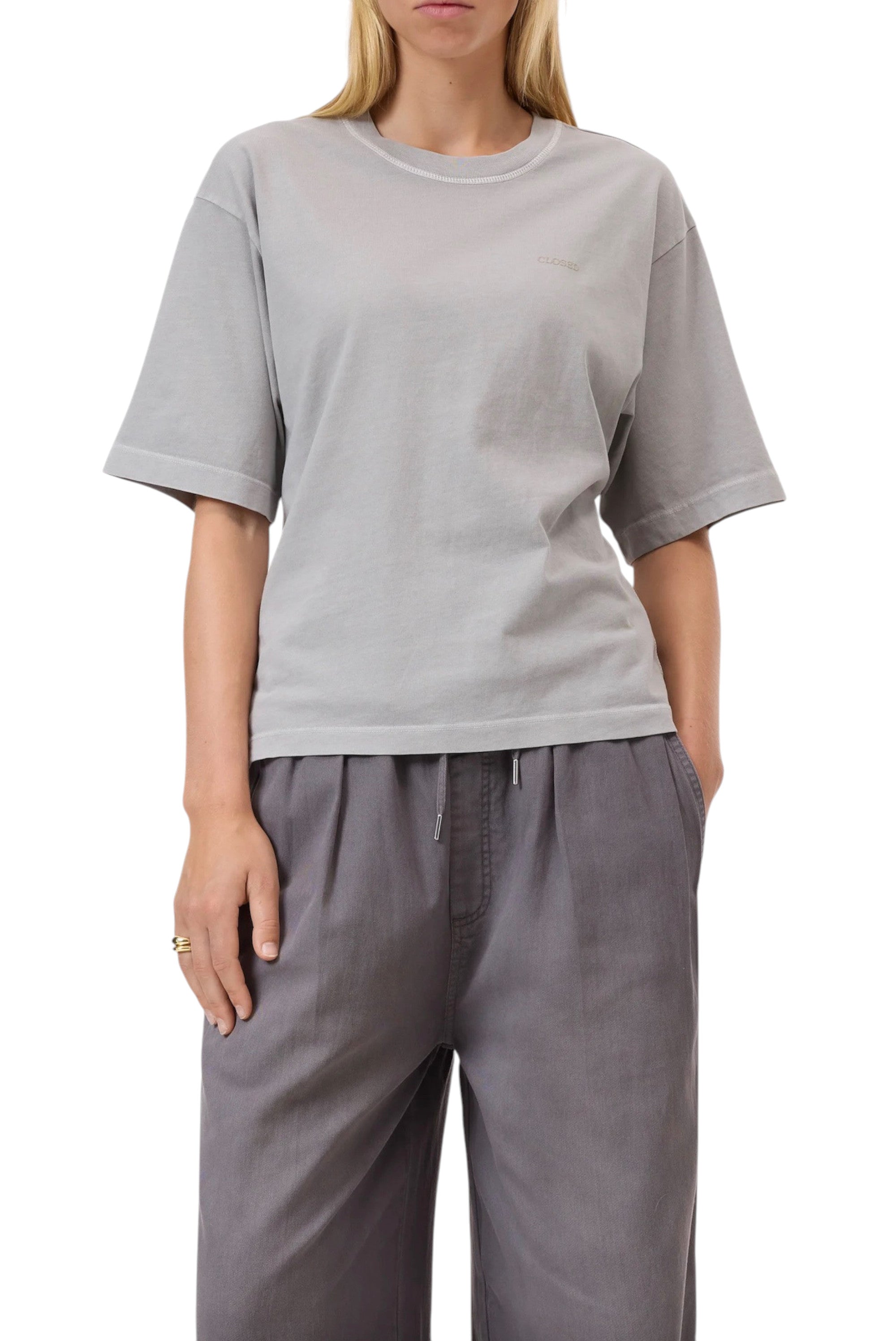 T-shirt con logo Closed